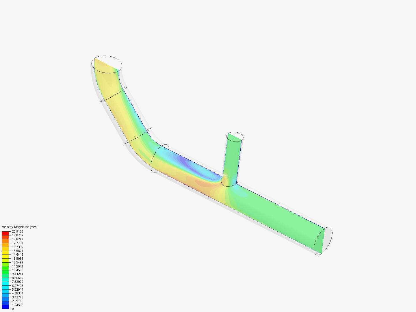 Tutorial 2: Pipe junction flow image