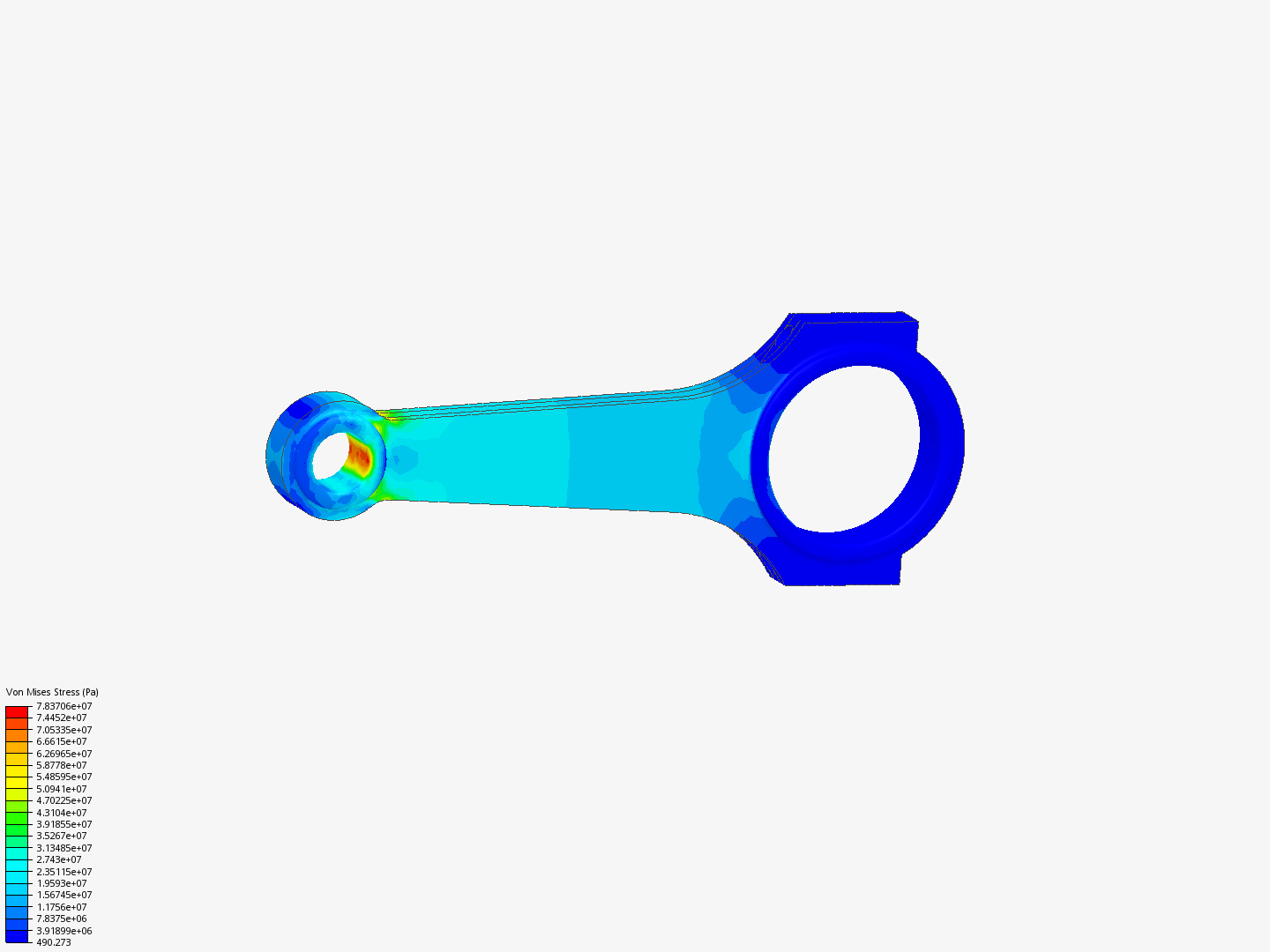 Tutorial 1: Connecting rod stress analysis image