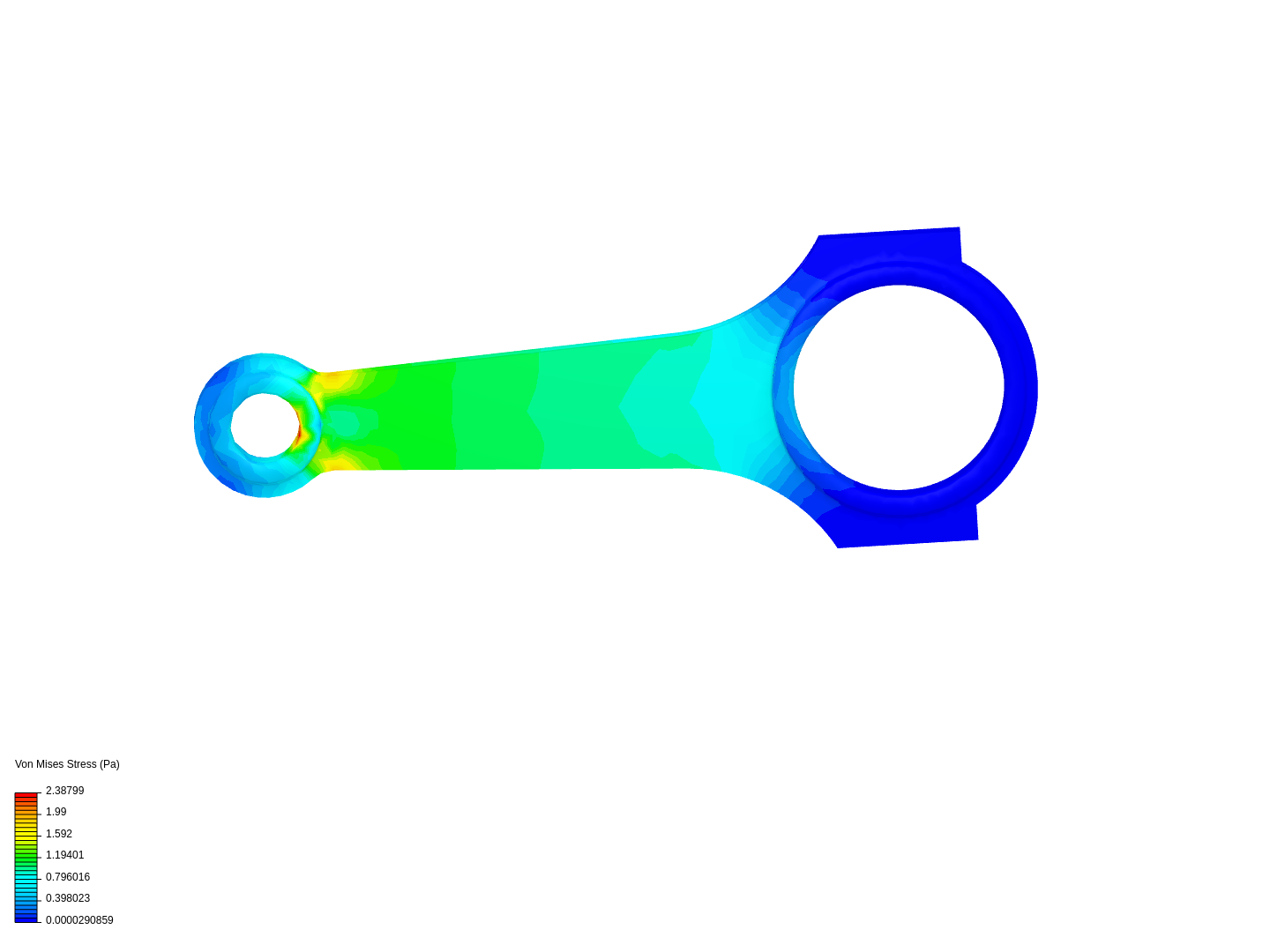 Tutorial 1: Connecting rod stress analysis image