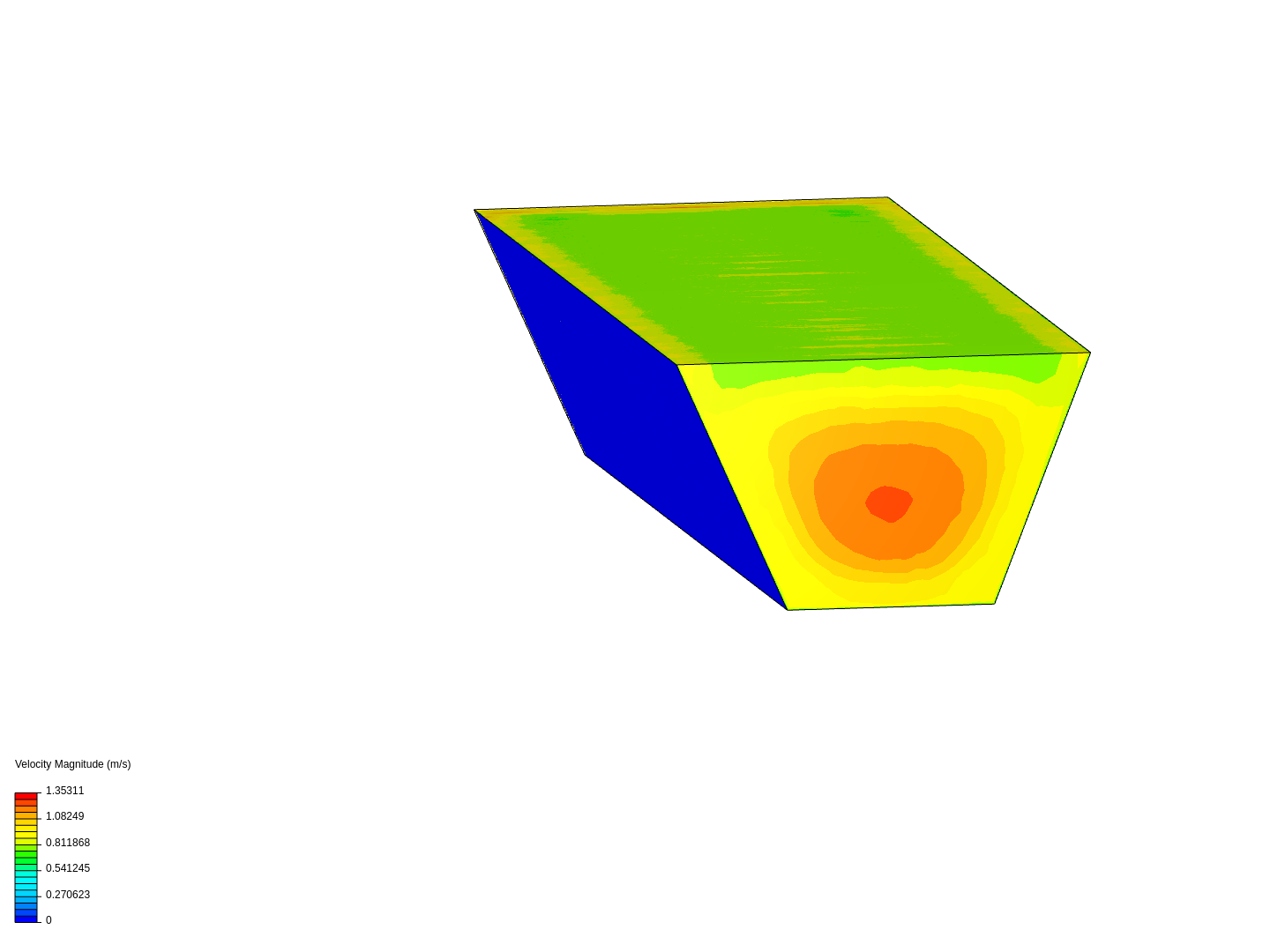 Trapezoidal channel flow -6m_450 m image