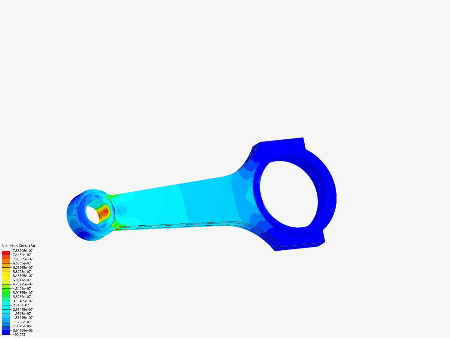 Tutorial 1: Connecting rod stress analysis image