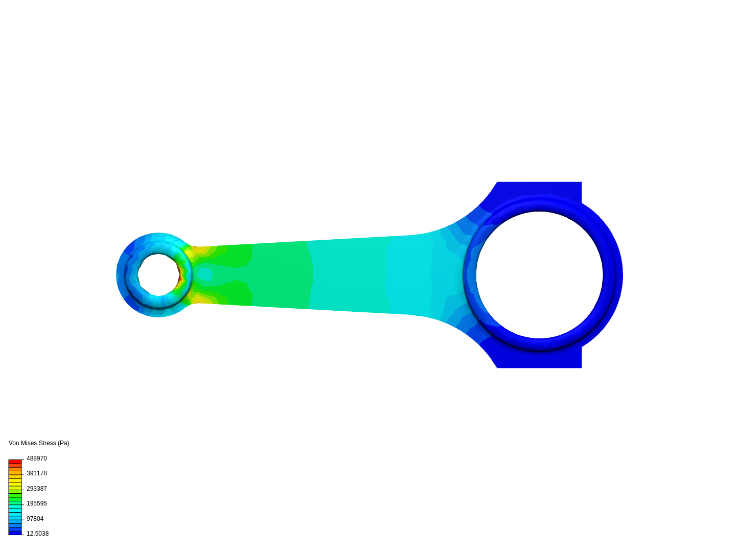 Tutorial 1: Connecting rod stress analysis image