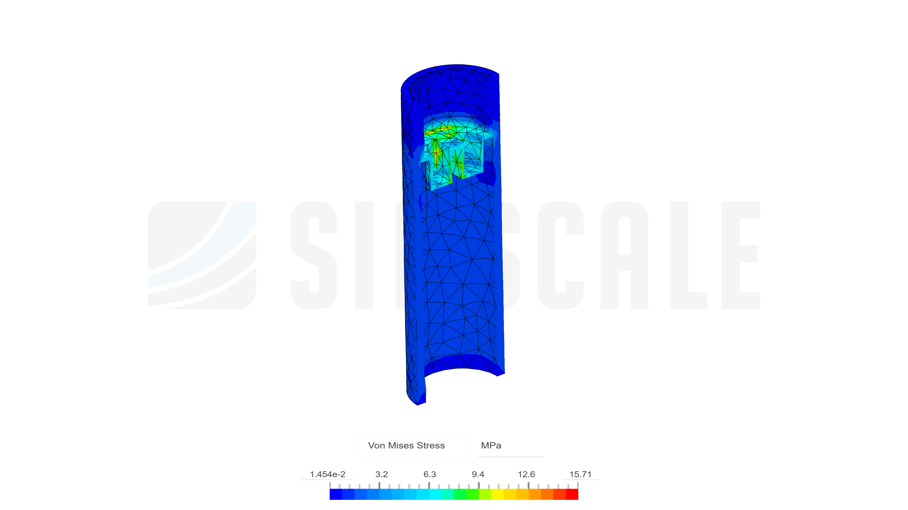 Turbidity Sensor  Adhesive strength Test (Static Analysis) image