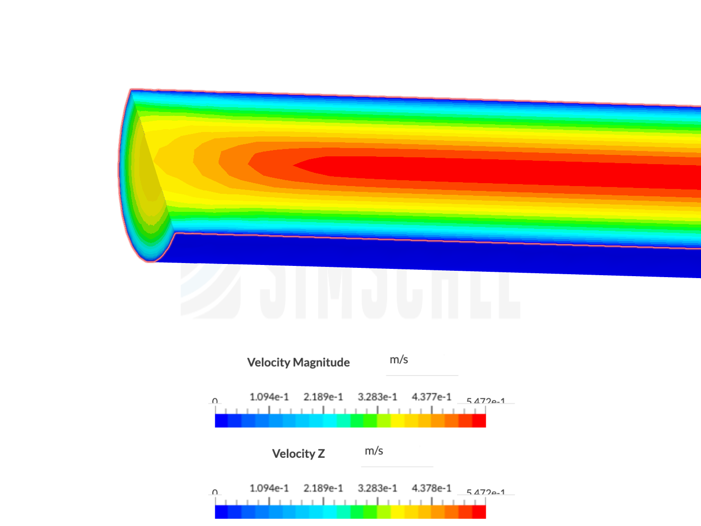 Flow in a pipe image