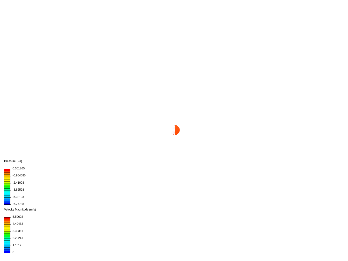 Laminar flow of air in internal pipe image