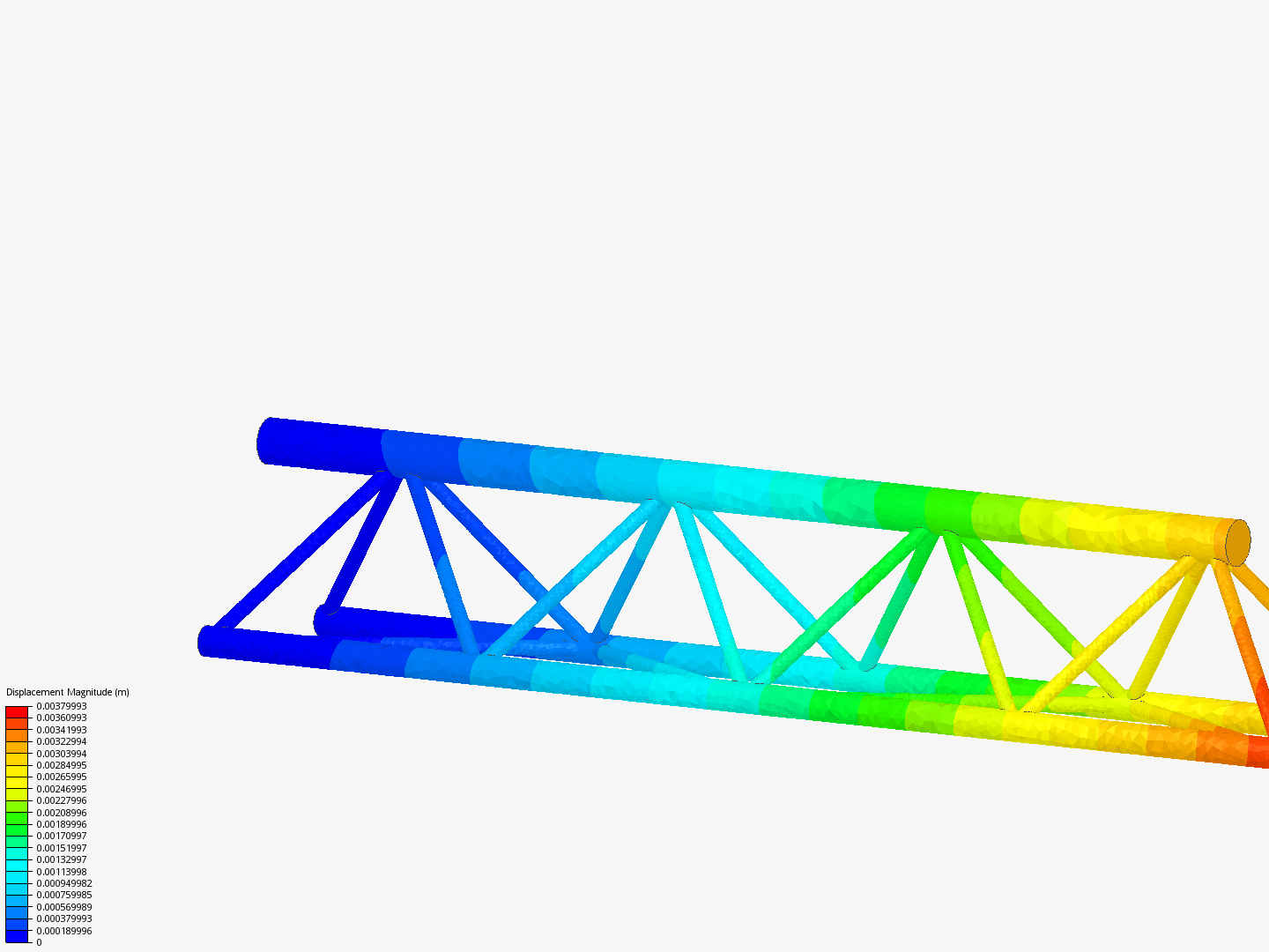 Tutorial - Linear static analysis of a crane image