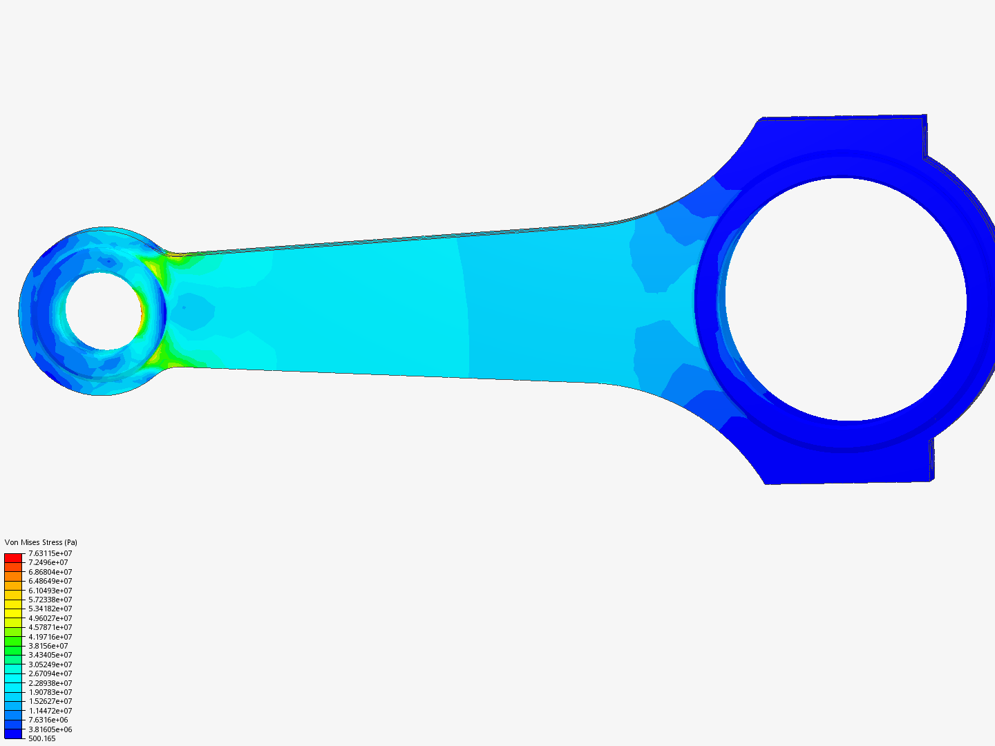 Tutorial 1: Connecting rod stress analysis image