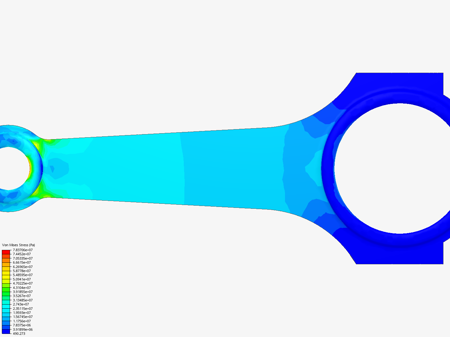 Tutorial 1: Connecting rod stress analysis image