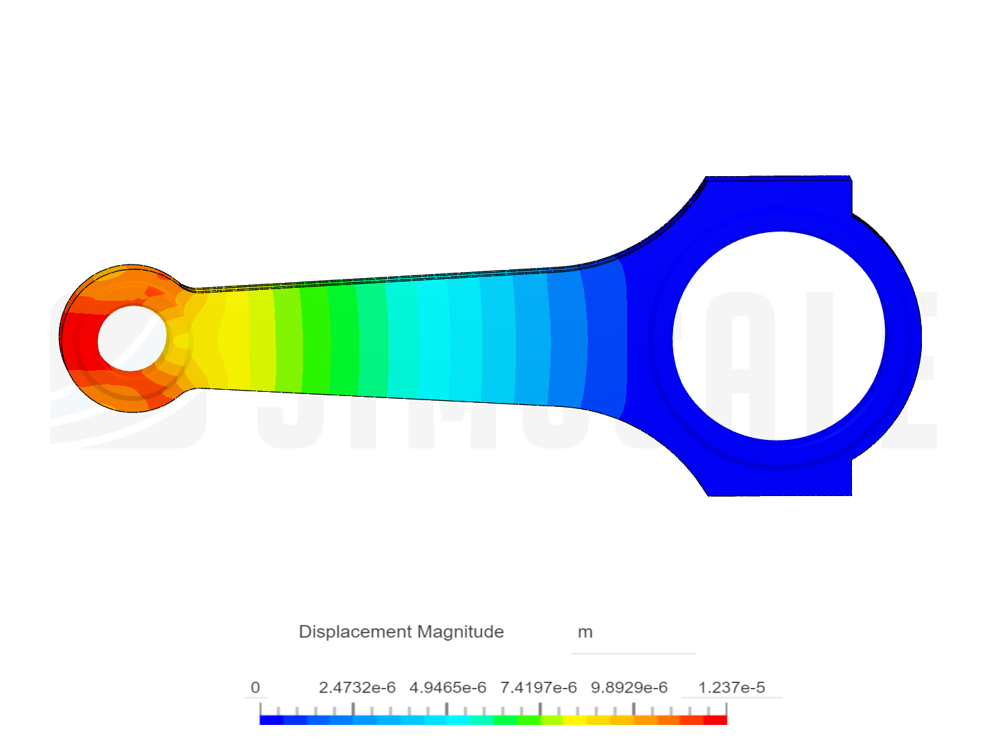 Connecting rod stress analysis image