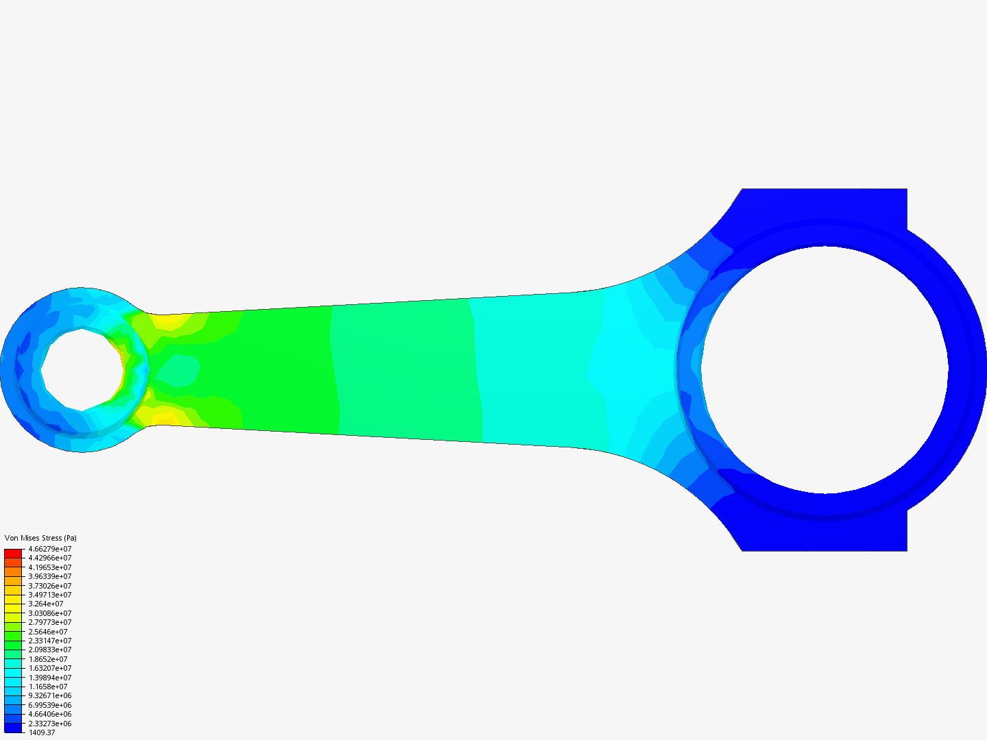 Tutorial 1: Connecting rod stress analysis image