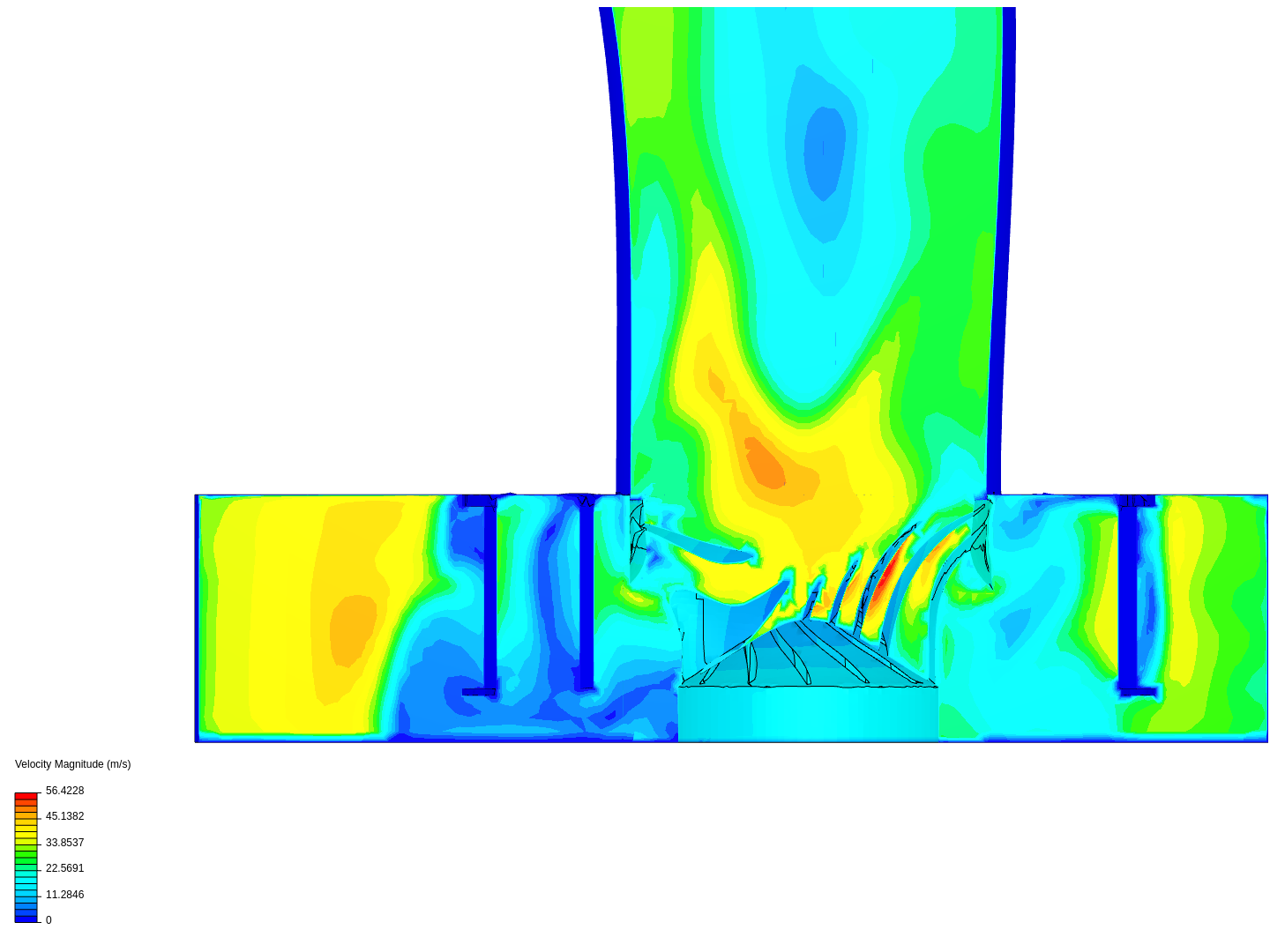 Francis Turbine simulation image