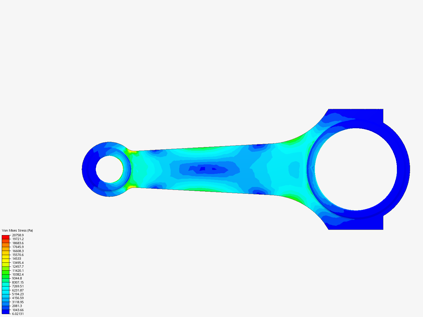 Tutorial 1: Connecting rod stress analysis image