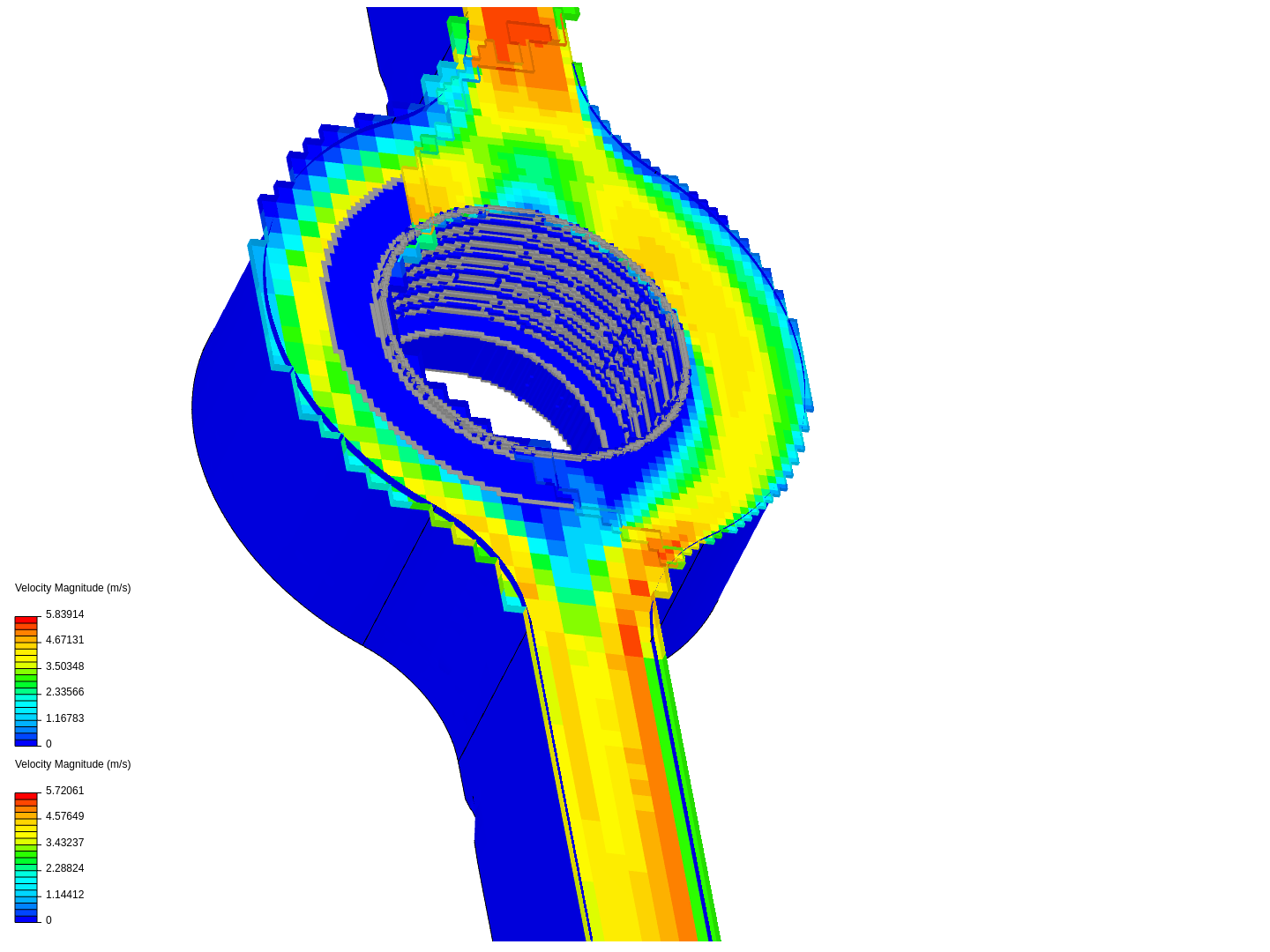 negative + deflectors assymetric image