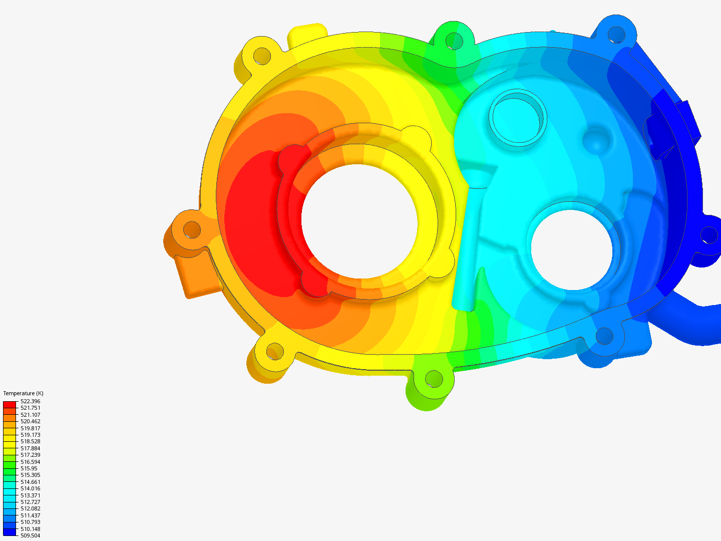 Tutorial: Thermal Analysis of a Differential Casing image