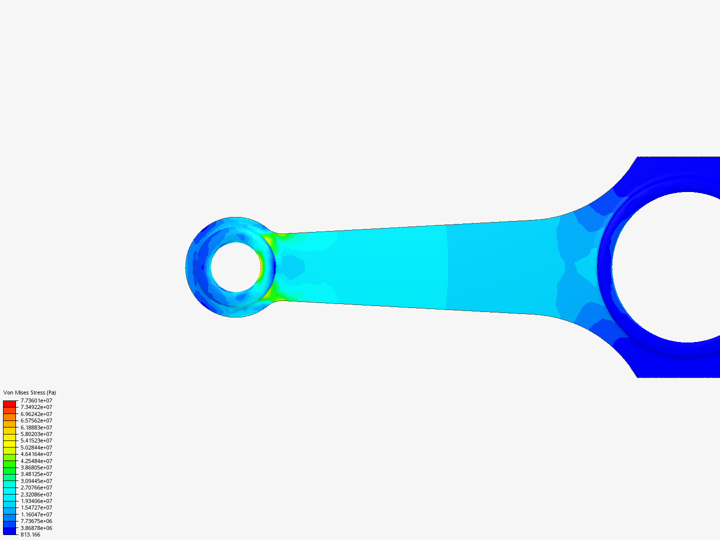 Tutorial 1: Connecting rod stress analysis image