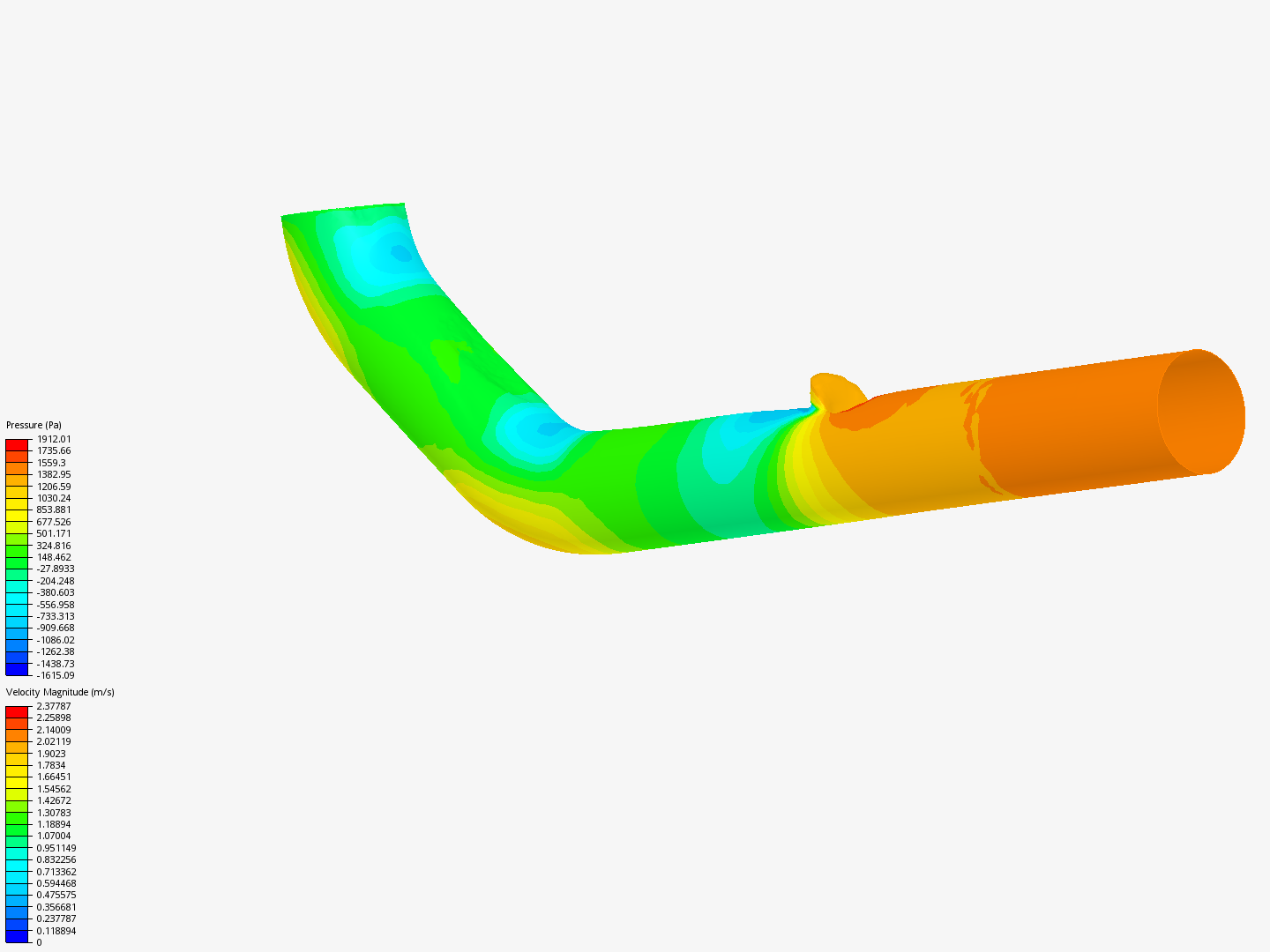 Tutorial: Pipe junction flow image