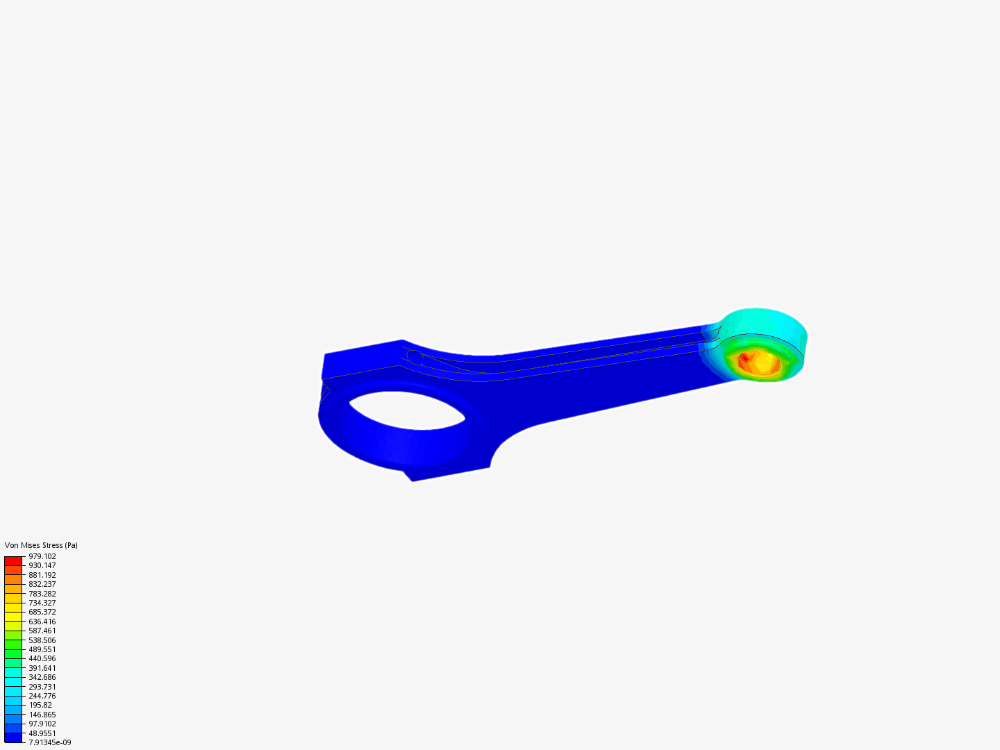 Tutorial 1: Connecting rod stress analysis image