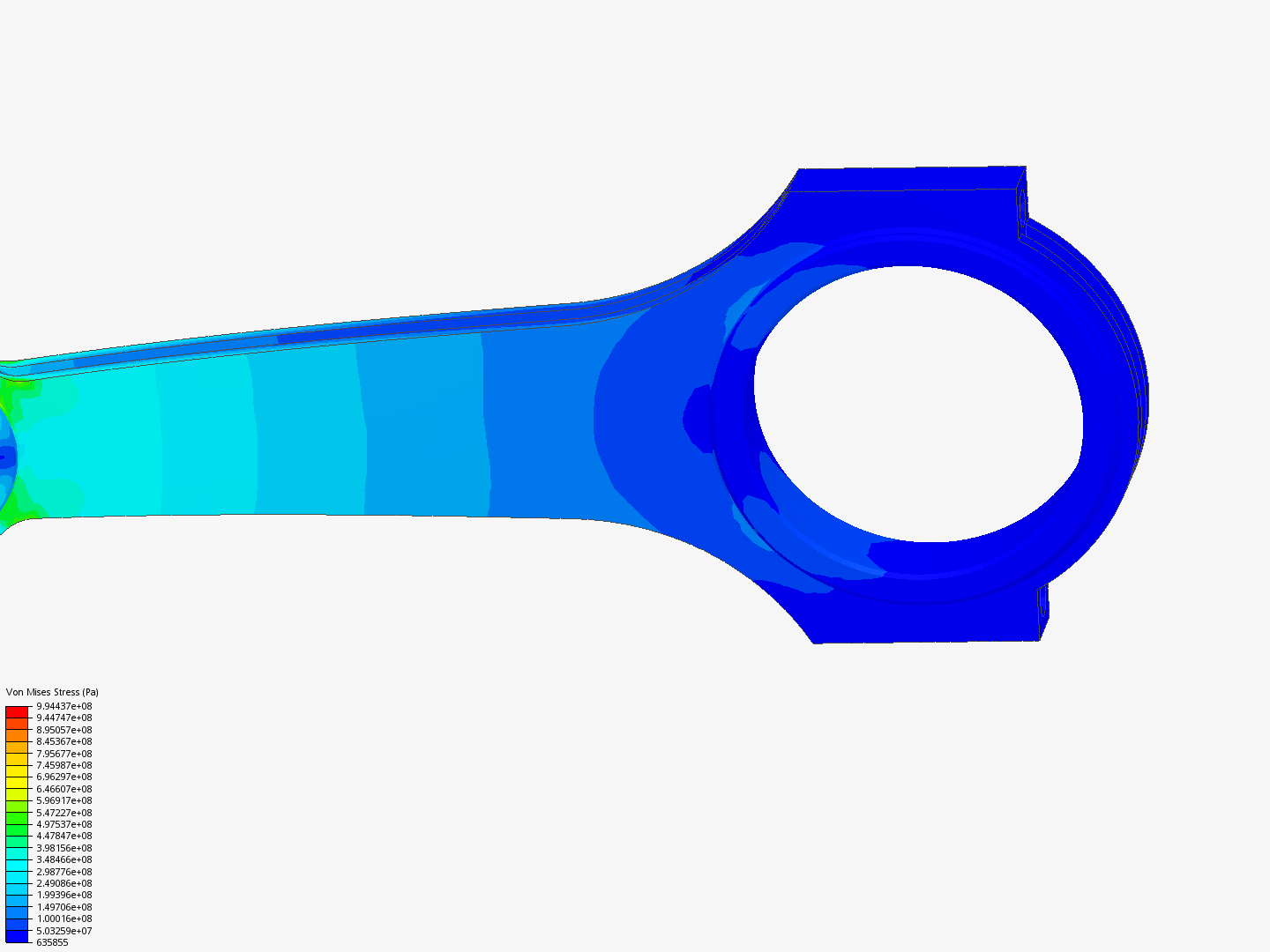 Tutorial 1: Connecting rod stress analysis image