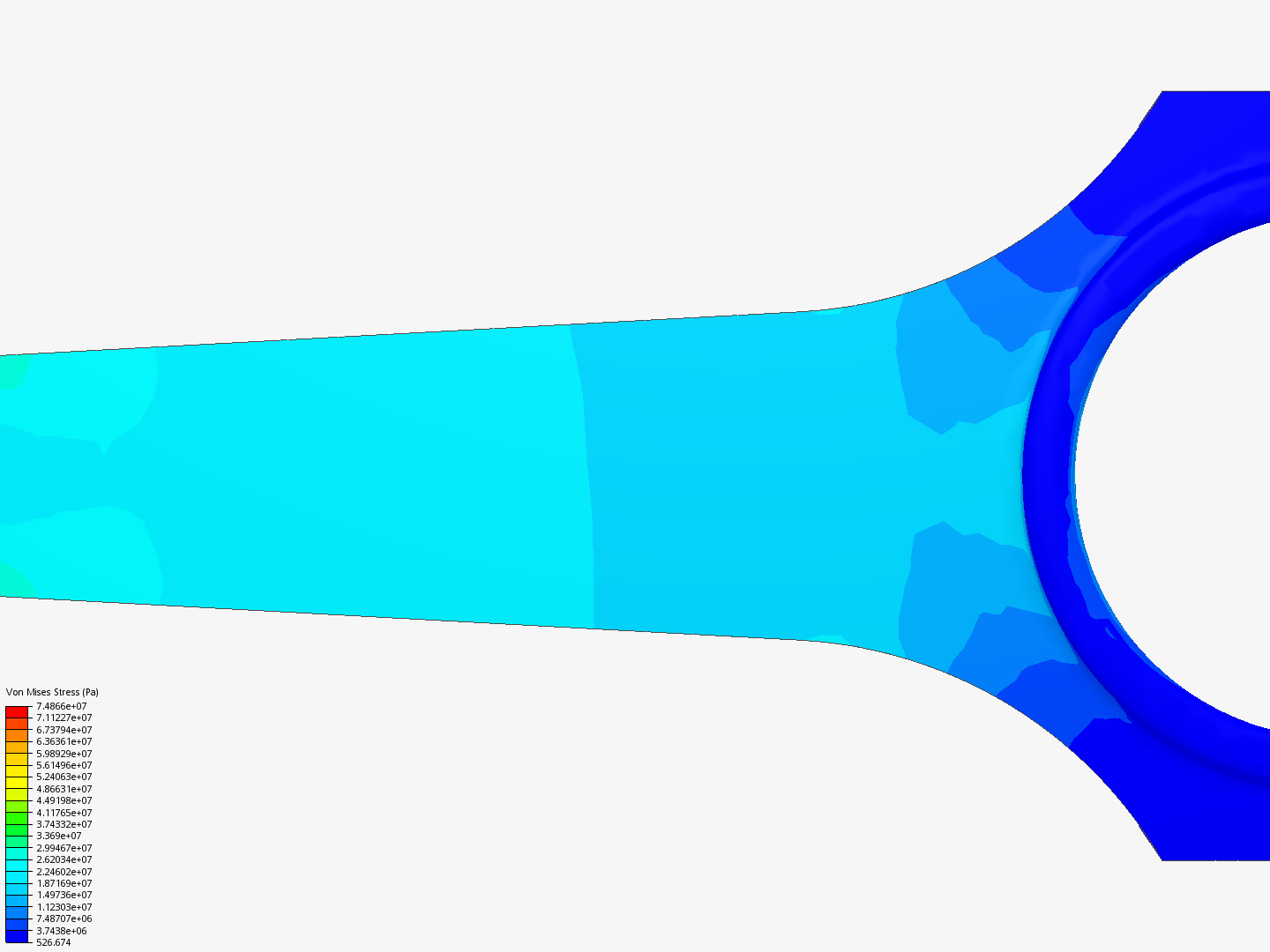 Tutorial 1: Connecting rod stress analysis image