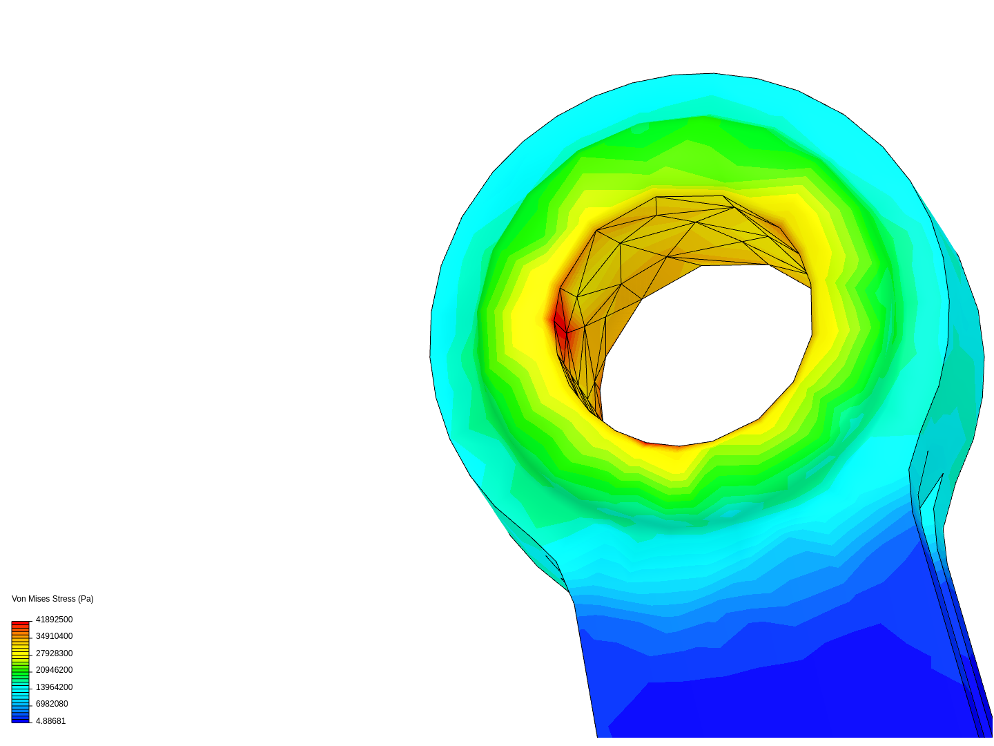 Tutorial 1: Connecting rod stress analysis image