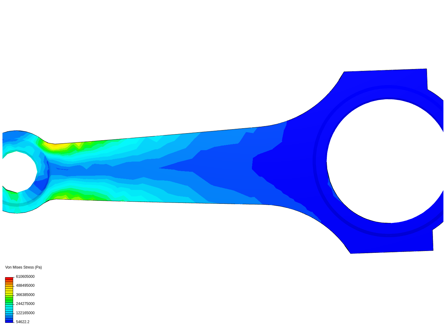 Tutorial 1: Connecting rod stress analysis image