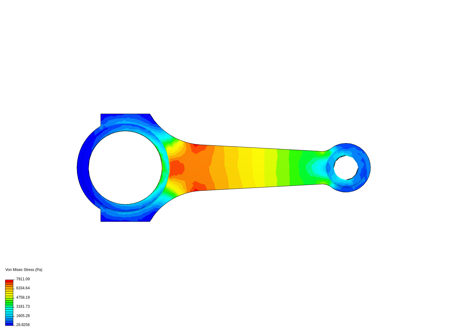 Tutorial 1: Connecting rod stress analysis image