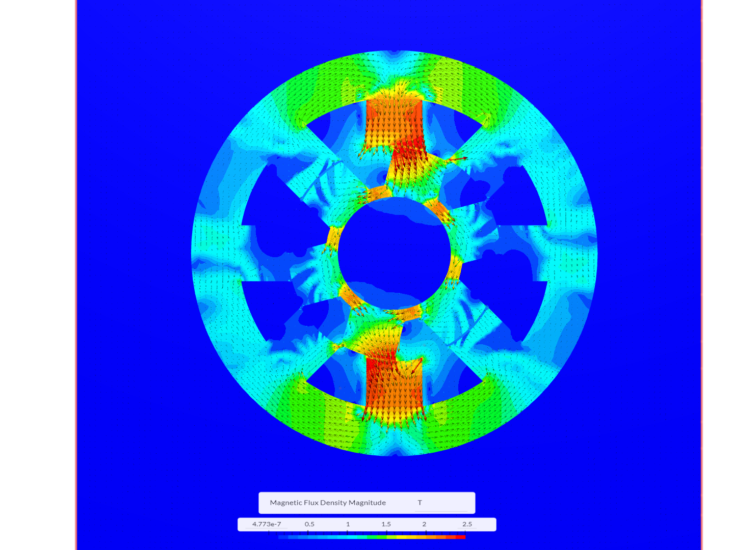 Electric Motor Multiple Physics- Demo image