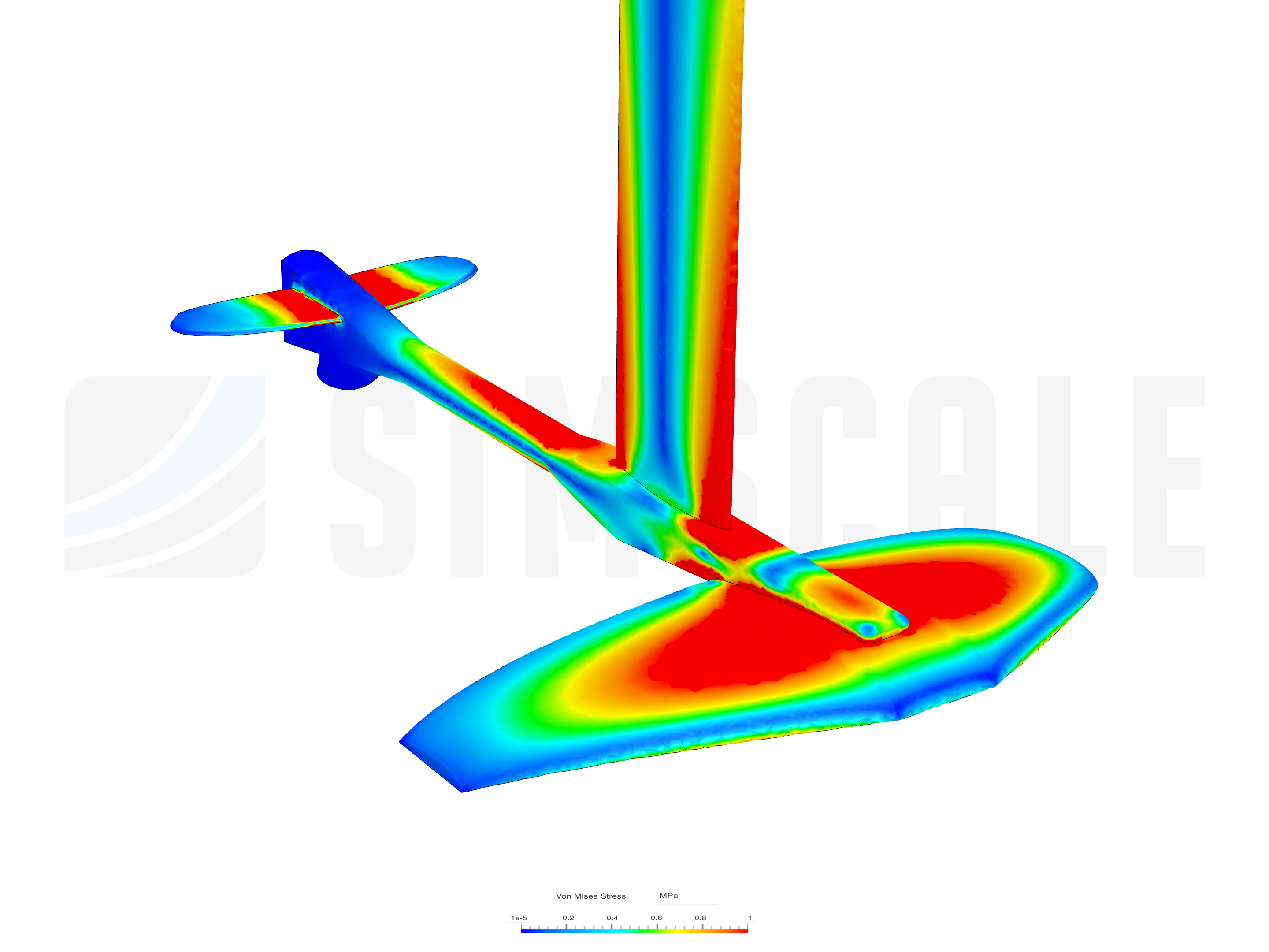 Hydrofoil - SimScale Public Demo image