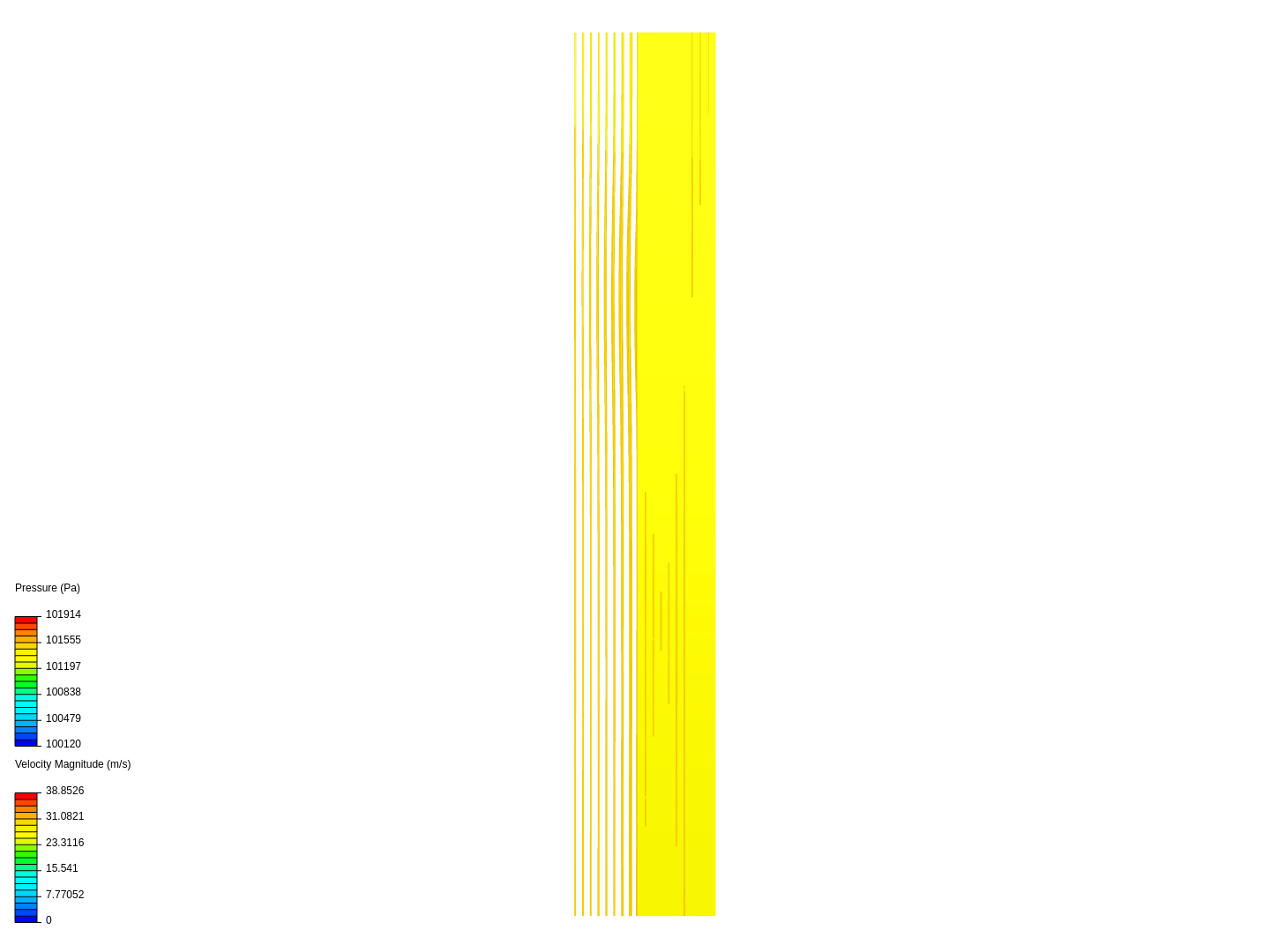 Sedan Roof Dimpled - Compressible simulation image