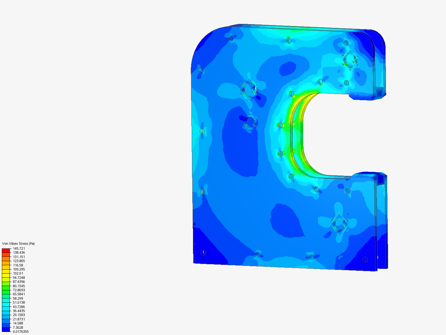 40mm steel plate frame stress test 1 image