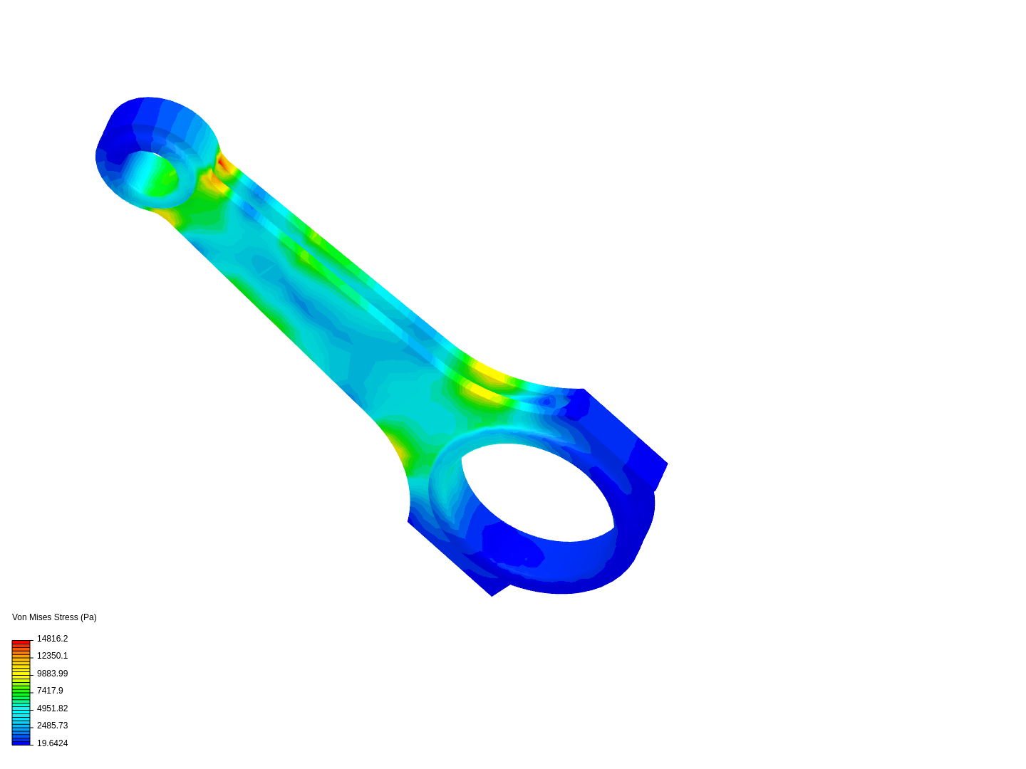 Tutorial 1: Connecting rod stress analysis image