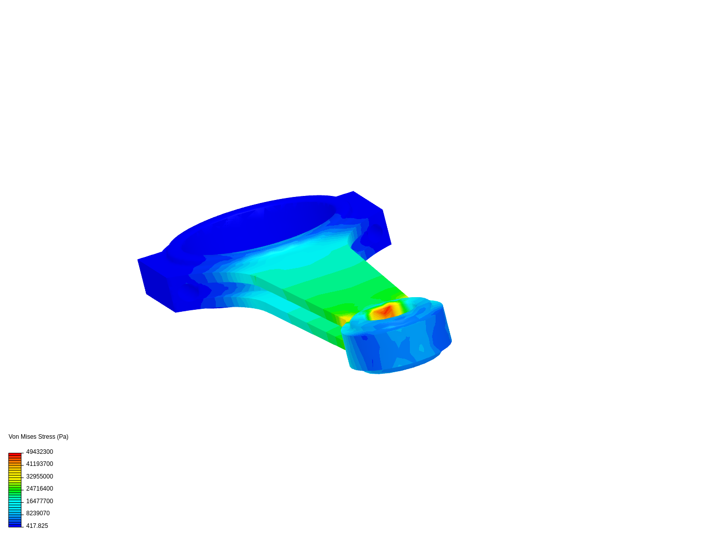 Tutorial-01: Connecting rod stress analysis image