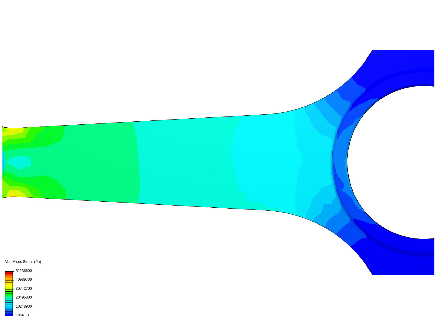 Tutorial 1: Connecting rod stress analysis image