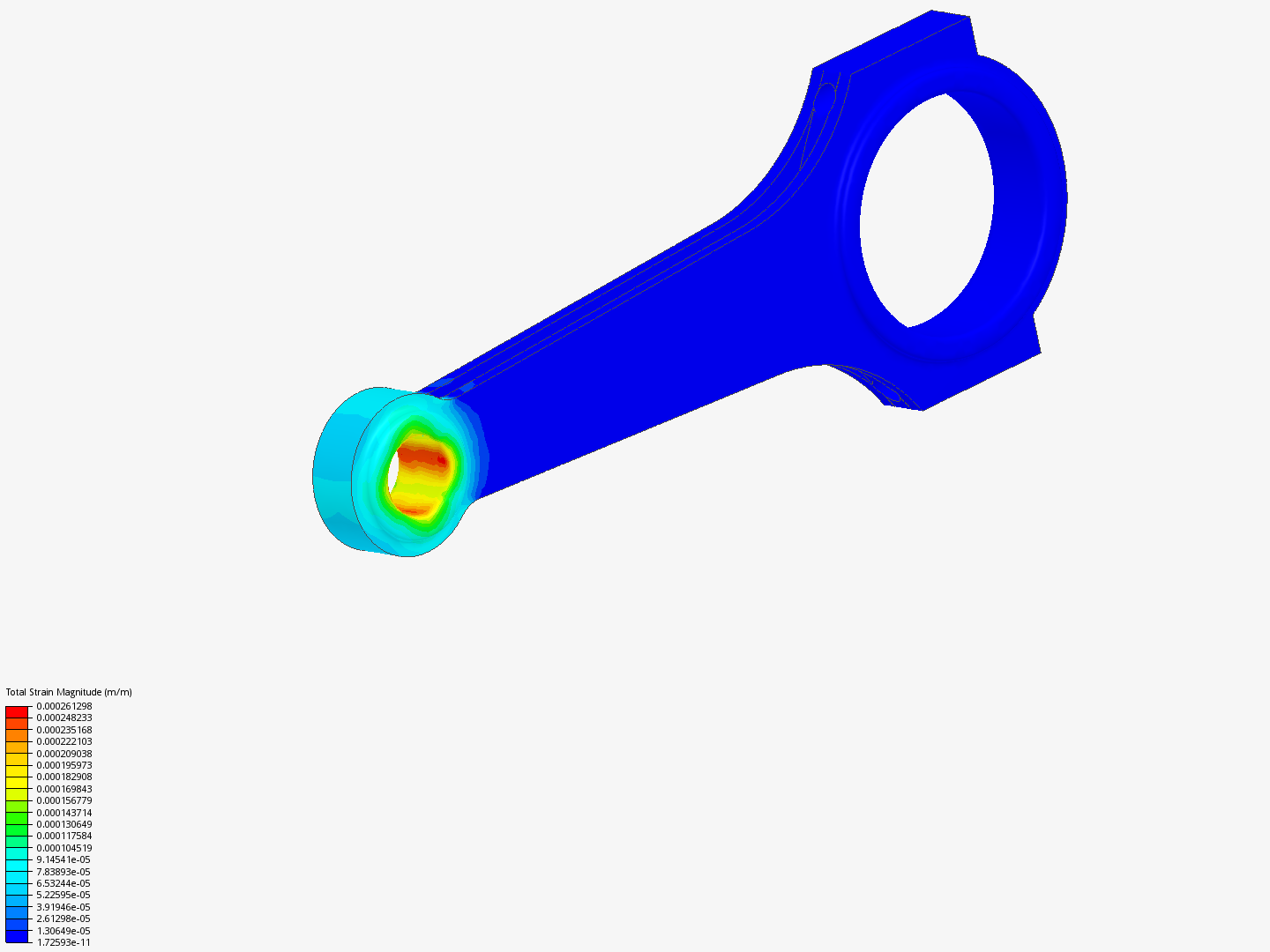 Tutorial 1: Connecting rod stress analysis image