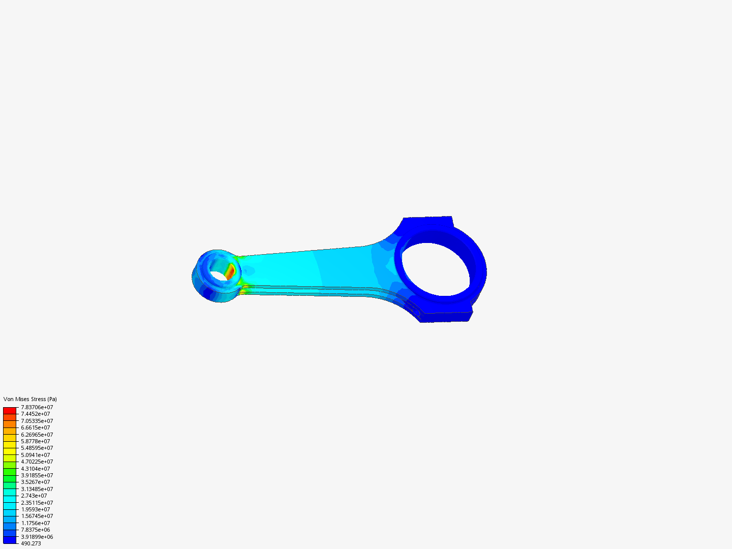 Tutorial 1: Connecting rod stress analysis image