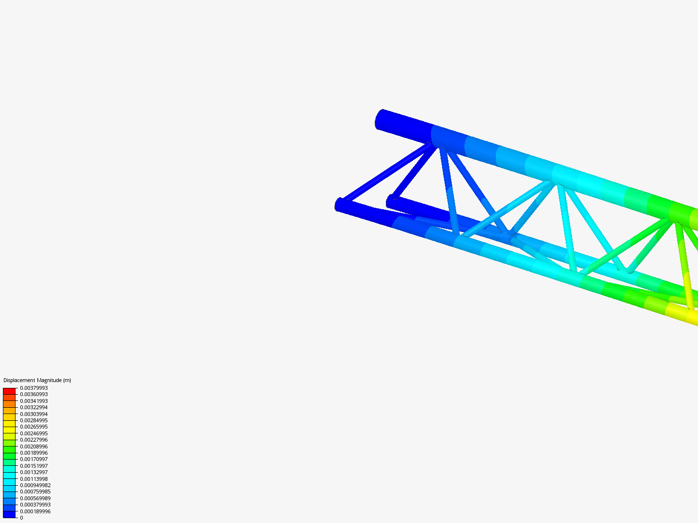 Tutorial - Linear static analysis of a crane image