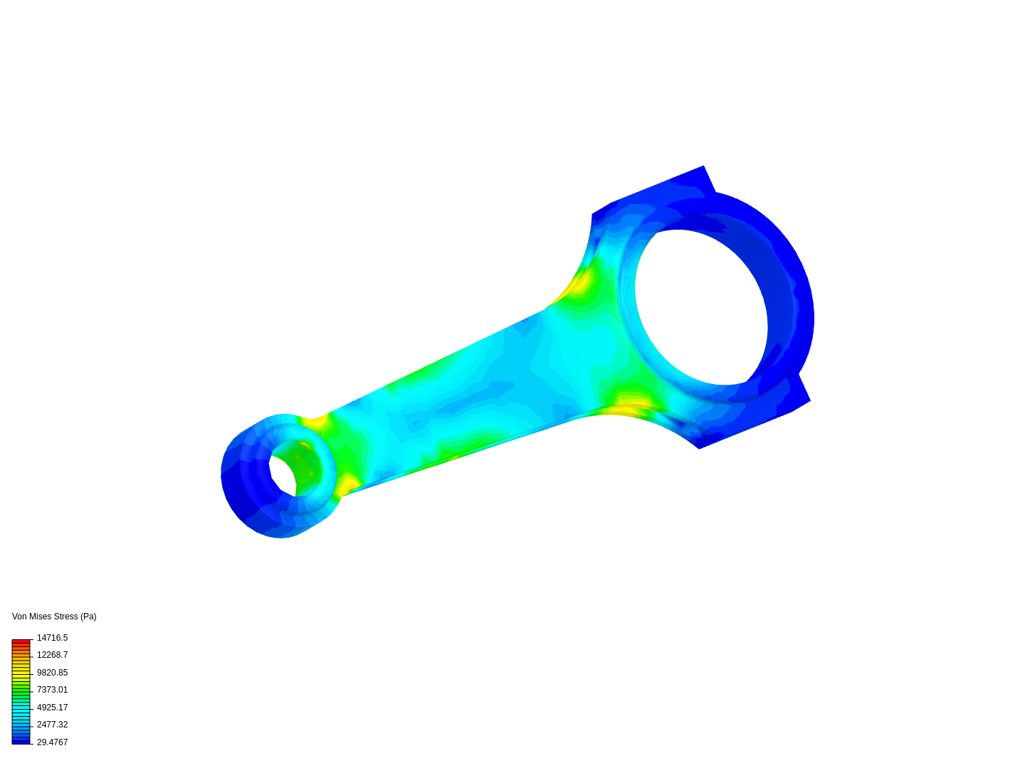 Tutorial 1: Connecting rod stress analysis image