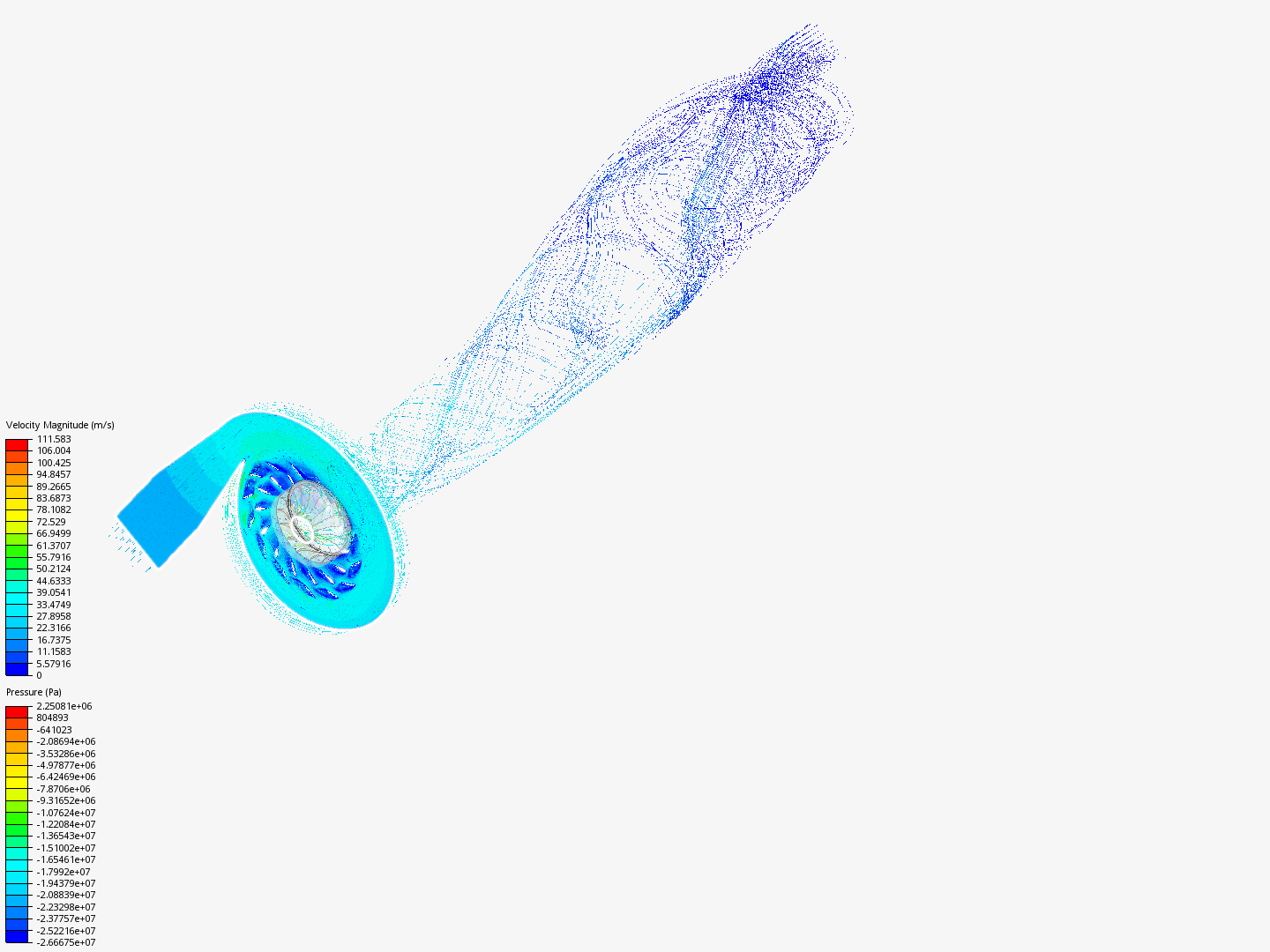 Tutorial: Fluid Flow Simulation Through a Water Turbine image