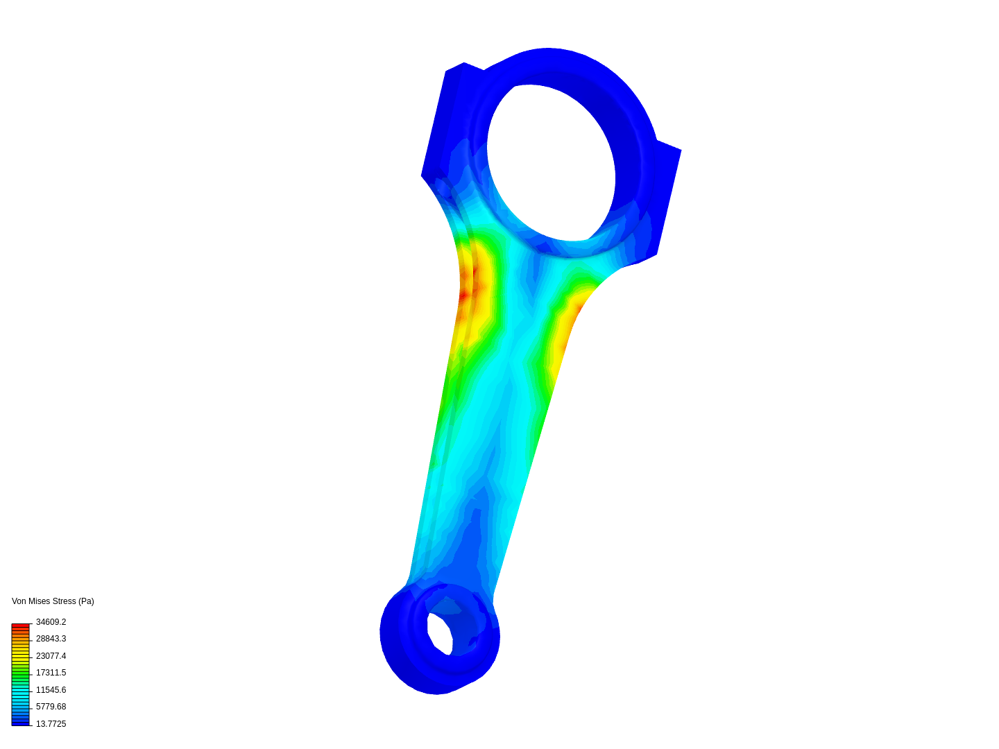 Tutorial 1: Connecting rod stress analysis image