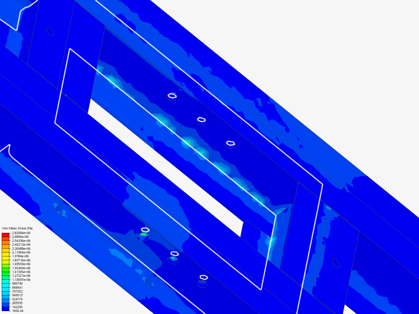 STRESS ANALYSIS OF CHANNEL image