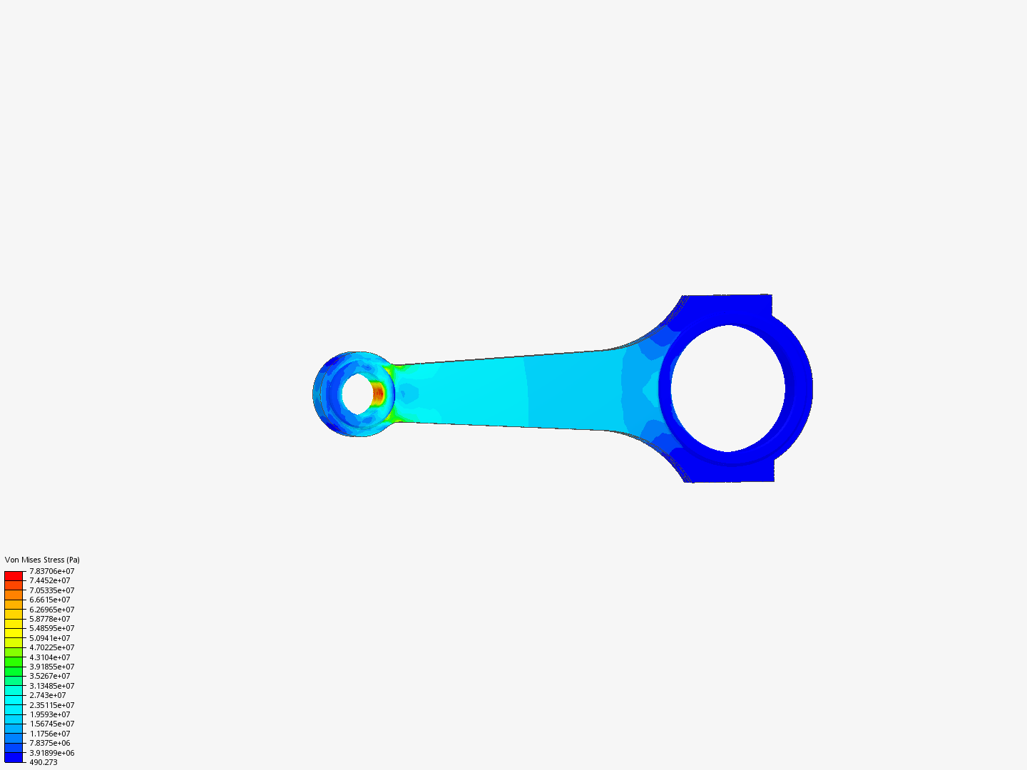 Tutorial 1: Connecting rod stress analysis image