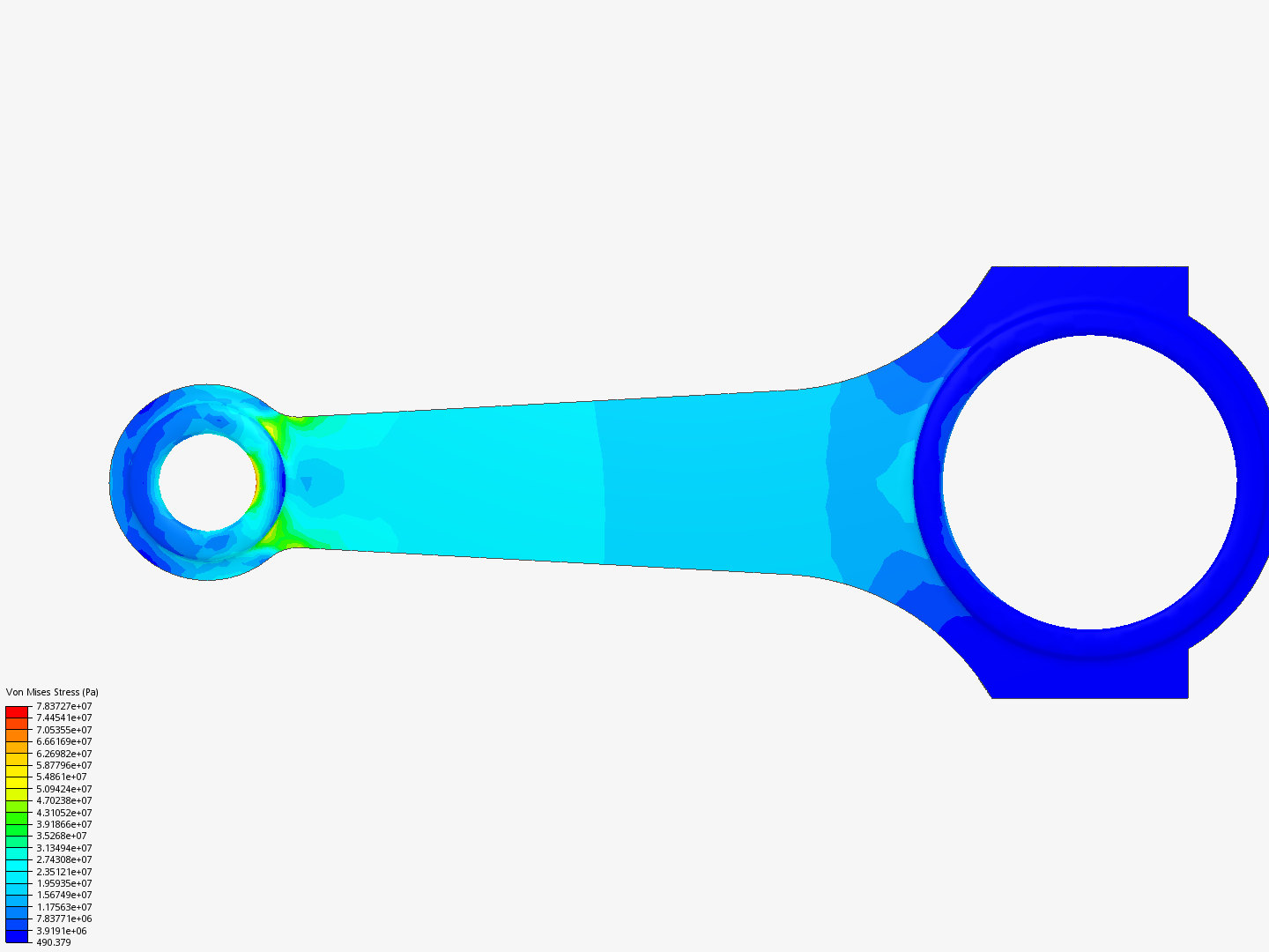 Tutorial 1: Connecting rod stress analysis image