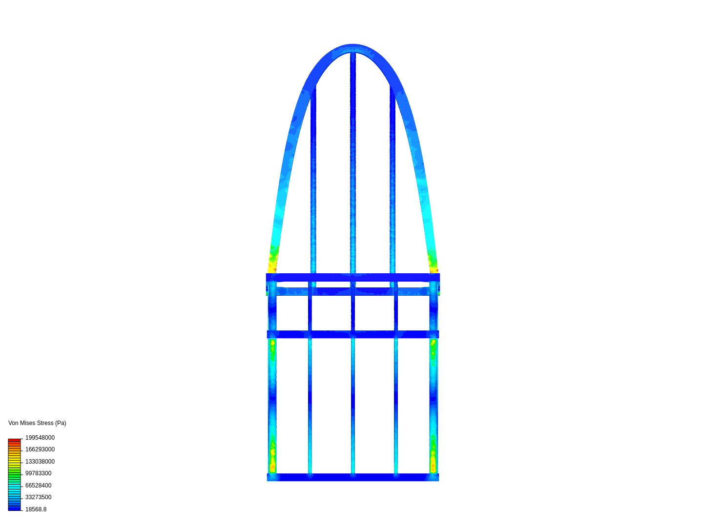 Pilot Seat Frame v3 Test 5 (7075) image