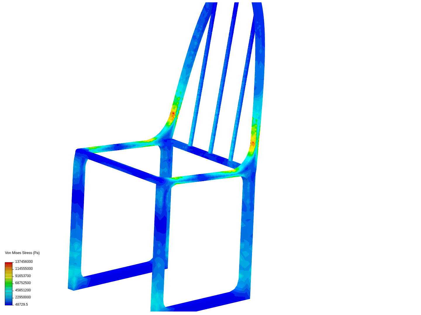 Pilot Seat Frame v4 Test 2 (7075) image