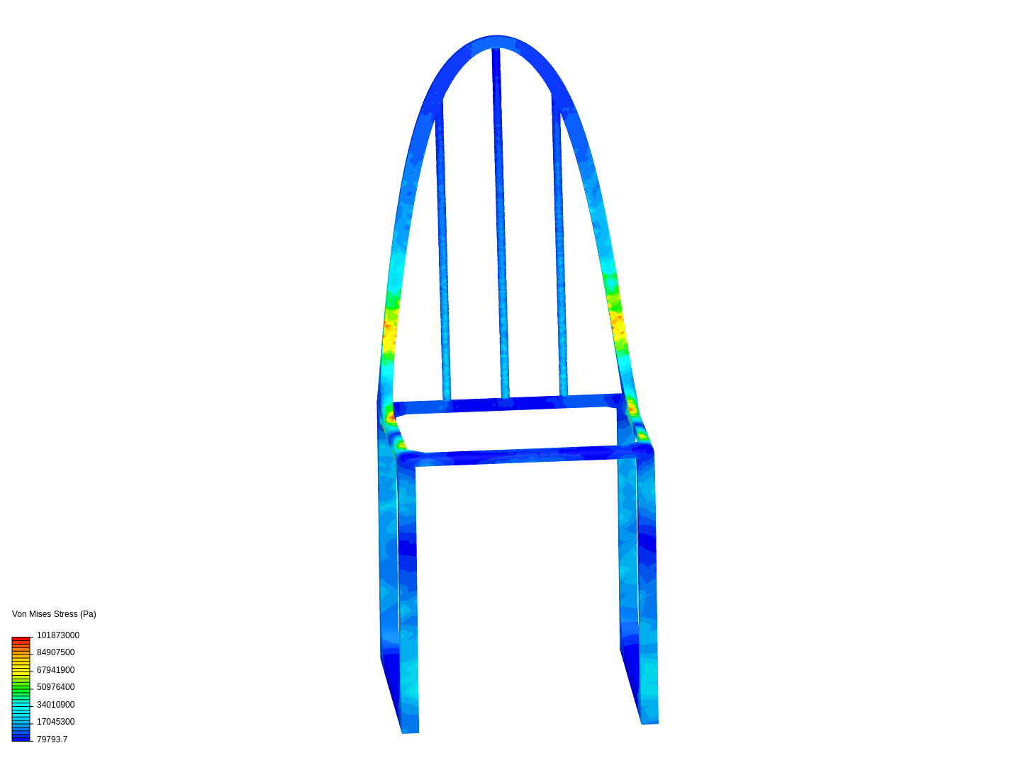 Pilot Seat Frame v4 Test 3 (7075) image