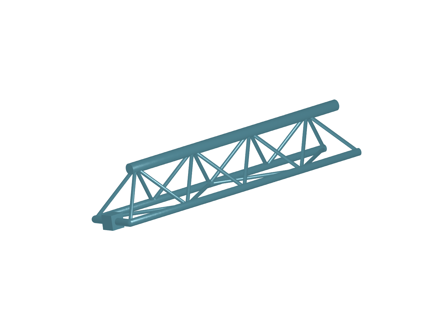 Tutorial - Linear static analysis of a crane image