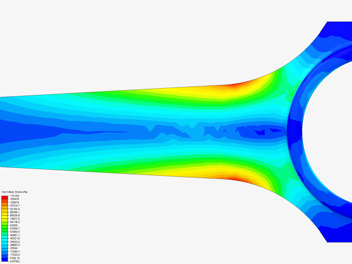 Tutorial 1: Connecting rod stress analysis image