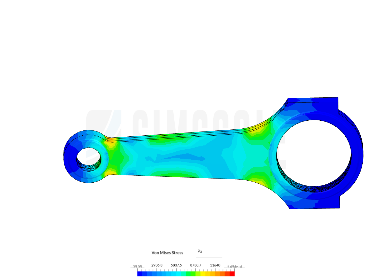 Tutorial 1: Connecting rod stress analysis image