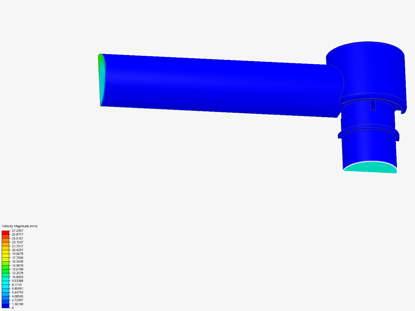 Tutorial: Fluid Flow Through a Valve image