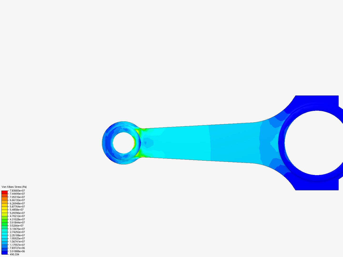 Tutorial 1: Connecting rod stress analysis image